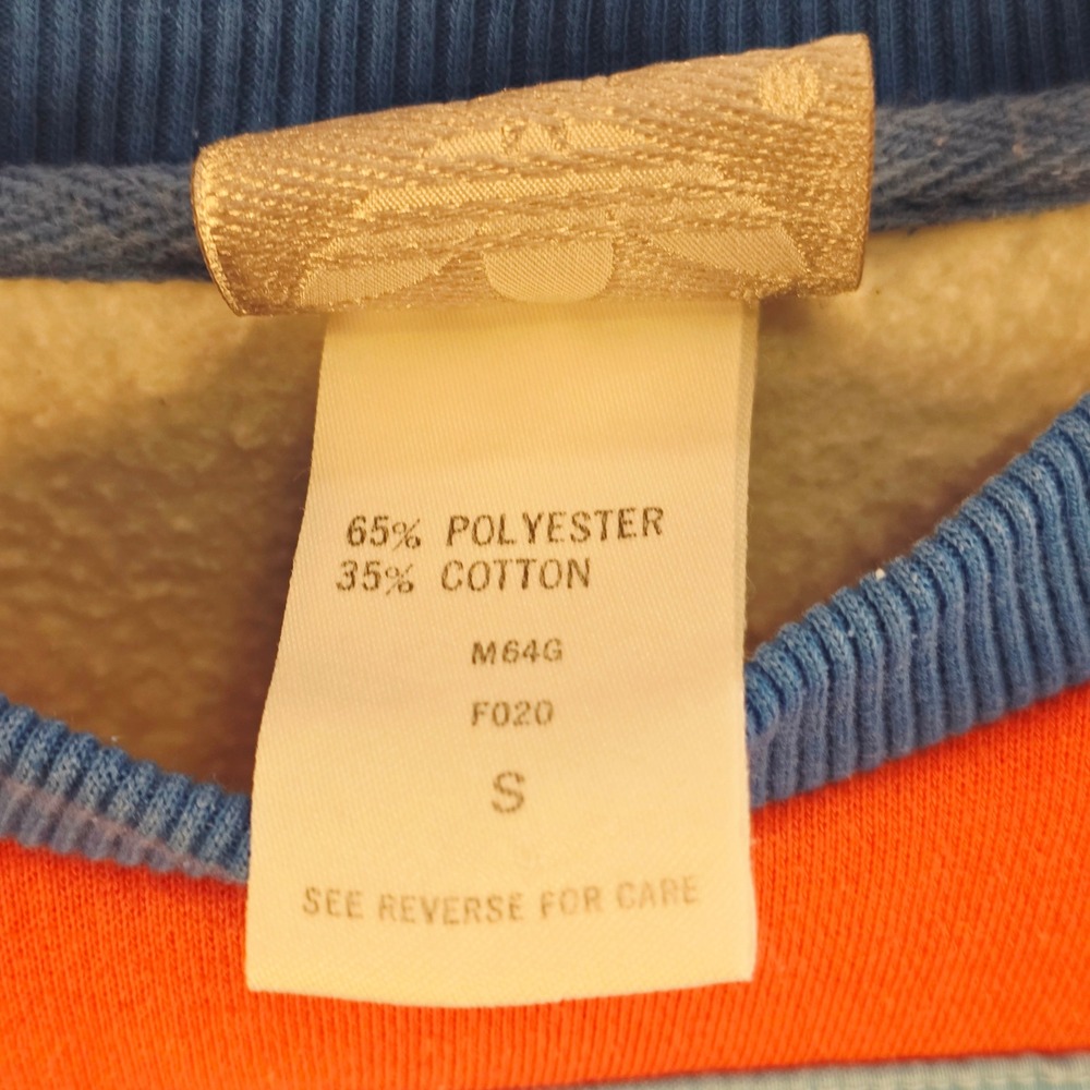 VTG Adidas Regatta Sweatshirt Mens S Multicolor Nautical Sailboat 80s Colorblock - Picture 4 of 8